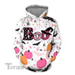 Boo Breast Cancer Awareness 3D All Over Printed Shirt, Sweatshirt, Hoodie, Bomber Jacket Size S - 5XL