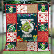 Weed don't care bear christmas Premium Quilt Blanket Size Throw, Twin, Queen, King, Super King