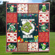 Weed don't care bear christmas Premium Quilt Blanket Size Throw, Twin, Queen, King, Super King