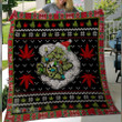 Weed dont care bear christmas Premium Quilt Blanket Size Throw, Twin, Queen, King, Super King