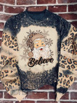 Christmas santa claus leopard 3D All Over Printed Shirt, Sweatshirt, Hoodie, Bomber Jacket Size S - 5XL