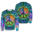 Hippie flower color 3D All Over Printed Shirt, Sweatshirt, Hoodie, Bomber Jacket Size S - 5XL