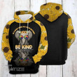 Hippie In A World You Can Be Anything Be Kind Elephant 3D All Over Printed Shirt, Sweatshirt, Hoodie, Bomber Jacket Size S - 5XL