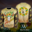 Hippie Sunflower 3D All Over Printed Shirt, Sweatshirt, Hoodie, Bomber Jacket Size S - 5XL