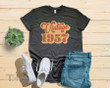 Custom 63th Birthday Vintage Graphic Unisex T Shirt, Sweatshirt, Hoodie Size S - 5XL