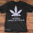 World's Dopest Boyfriend Graphic Unisex T Shirt, Sweatshirt, Hoodie Size S - 5XL