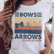 Bows and arrows mom of both vintage Graphic Unisex T Shirt, Sweatshirt, Hoodie Size S - 5XL