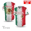 Mexico Color Custom Name Baseball Shirt