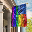 LGBT US American Flag Garden Flag, House Flag