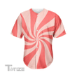 Pink Psychedelic Swirl Baseball Shirt