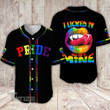Lgbt Pride I Licked It So It's Mine Baseball Shirt