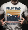 Pilot Cooler Dad Graphic Unisex T Shirt, Sweatshirt, Hoodie Size S - 5XL