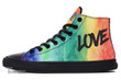 Love Is My Religion Pride Rainbow LGBT Unisex High Top Canvas Shoes