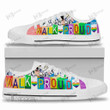 Silverybrand - Walk Proud - Lgbt Support Low Top Canvas Shoes