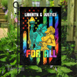 LGBT Liberty And Justice For Sll Garden Flag, House Flag