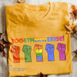 LGBTQ The First Pride Was A Riot Graphic Unisex T Shirt, Sweatshirt, Hoodie Size S - 5XL
