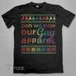 Gay Christmas Lgbt Happy Holigays Rainbow Party Graphic Unisex T Shirt, Sweatshirt, Hoodie Size S - 5XL