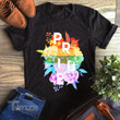 LGBT Pride Rainbow Floral Flag Flower  Gift Graphic Unisex T Shirt, Sweatshirt, Hoodie Size S - 5XL