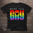 Born This Gay Funny LGBT Pride  Gift Graphic Unisex T Shirt, Sweatshirt, Hoodie Size S - 5XL