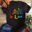Harry Potter Love Is Love LGBT Pride Graphic Unisex T Shirt, Sweatshirt, Hoodie Size S - 5XL