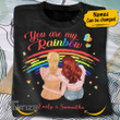 Custom You Are My Rainbow LGBT Pride Graphic Unisex T Shirt, Sweatshirt, Hoodie Size S - 5XL