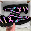 Breast Cancer Awareness Hologram Sneakers Shoes