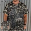 Grim Skull Seamless Baseball Jersey Baseball Shirt