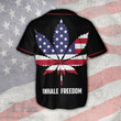 Inhale Freedom Baseball Shirt