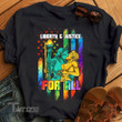 LGBT liberty and justice for all Graphic Unisex T Shirt, Sweatshirt, Hoodie Size S - 5XL