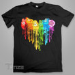 Weed LGBT Bear Heart Graphic Unisex T Shirt, Sweatshirt, Hoodie Size S - 5XL