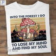 Mushroom T Shirt Summer Vintage Graphic Unisex T Shirt, Sweatshirt, Hoodie Size S - 5XL