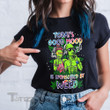 Weed Alien Good Mood Graphic Unisex T Shirt, Sweatshirt, Hoodie Size S - 5XL