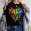 LGBT Unicorn heart shape Graphic Unisex T Shirt, Sweatshirt, Hoodie Size S - 5XL