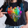 LGBT bear pride rainbow water color Graphic Unisex T Shirt, Sweatshirt, Hoodie Size S - 5XL