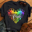 LGBT pride heart water color Graphic Unisex T Shirt, Sweatshirt, Hoodie Size S - 5XL