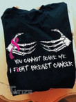 Never underestimate the strength of a breast cancer warrior Graphic Unisex T Shirt, Sweatshirt, Hoodie Size S - 5XL