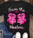 Breast Cancer Awareness Save The Hooters Graphic Unisex T Shirt, Sweatshirt, Hoodie Size S - 5XL