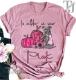 Breast Cancer Awareness Pitbull  In October We Wear Pink Graphic Unisex T Shirt, Sweatshirt, Hoodie Size S - 5XL