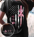 Breast Cancer Awareness flag Two Sided Graphic Unisex T Shirt, Sweatshirt, Hoodie Size S - 5XL