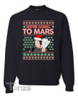 We're Going to Mars High Elon Musk Santa Weed Marijuana Xmas Christmas Graphic Unisex T Shirt, Sweatshirt, Hoodie Size S - 5XL