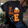 Halloween Nurse Love Graphic Unisex T Shirt, Sweatshirt, Hoodie Size S - 5XL