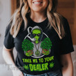 Weed Alien Dealer Graphic Unisex T Shirt, Sweatshirt, Hoodie Size S - 5XL