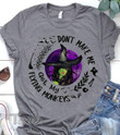 Halloween Witch Don't Make Me Get  My Flying Monkey Graphic Unisex T Shirt, Sweatshirt, Hoodie Size S - 5XL