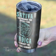 Sativa To Change The Thing I Can Indica To Accept The Things I Cannot 20Oz Stainless Steel Tumbler