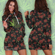 In A World Full Of Roses Be A Weed Women Hoodie Dress