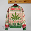 420 Cannabis Marijuana Weed Lit This Year Knitting Pattern Ugly sweater