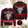 Merry antichristmas satan claus Ugly sweater