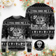 Christmas skull you and me we got this Ugly sweater