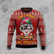 Hippie Vans Don't Worry Be Happy Ugly sweater