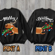 Couple Christmas Shirt Merry Christmas Dog Graphic Unisex T Shirt, Sweatshirt, Hoodie Size S - 5XL